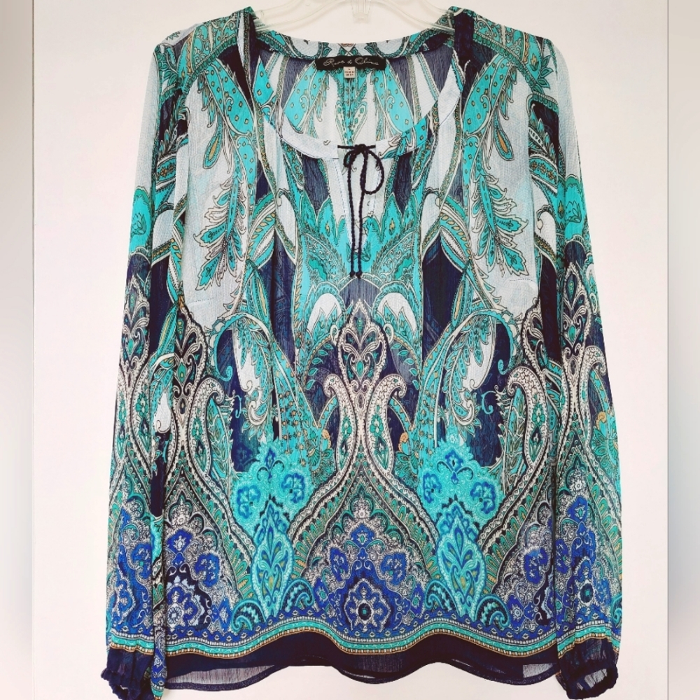 Rose & Olive blouse size L